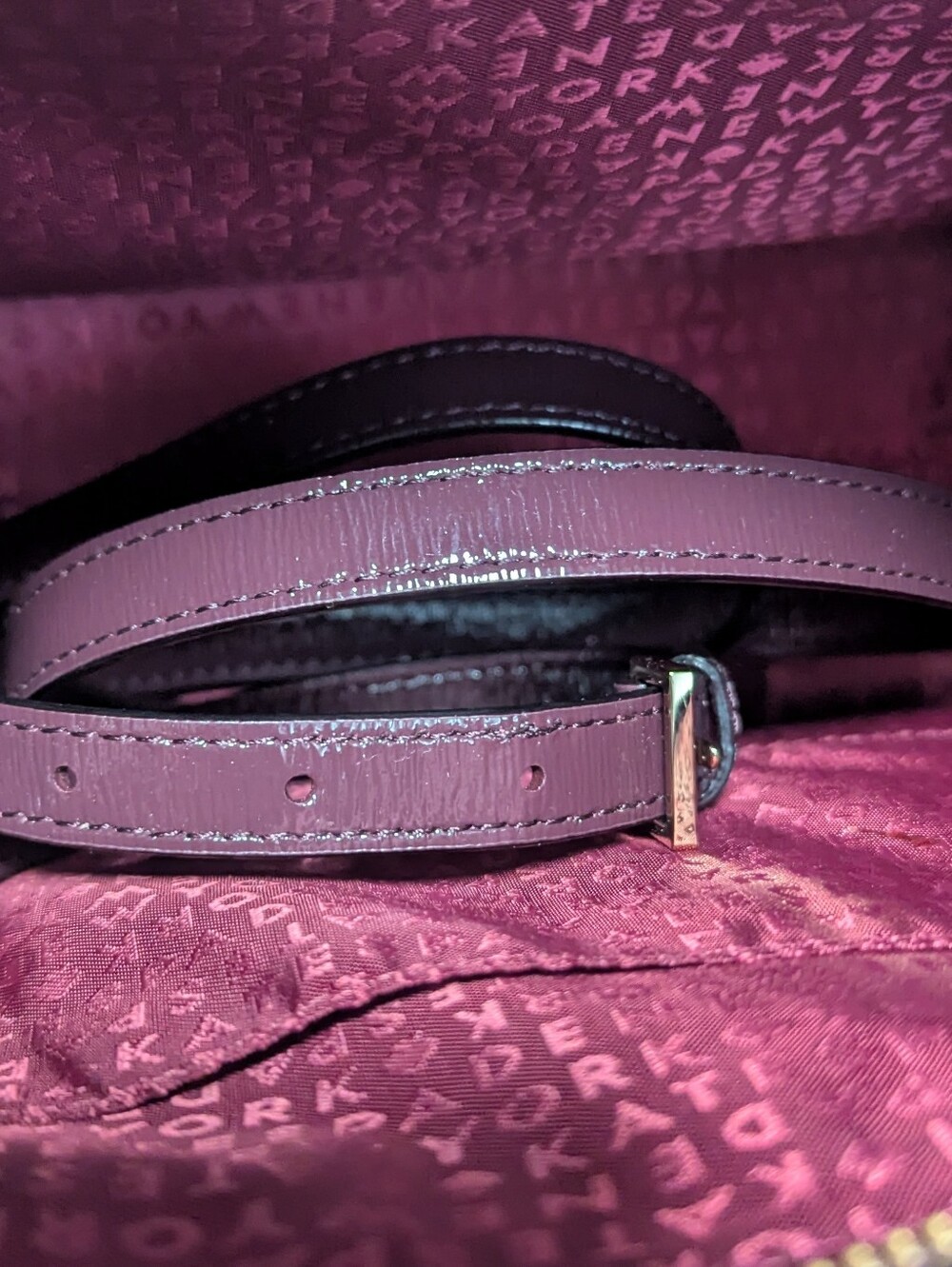 NWT Kate Spade Mohogany Leather Laurel Way Handbag - Picture 7 of 8